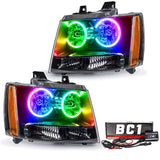 2007-2014 Chevrolet Suburban Pre-Assembled Halo Headlights with BC1 Controller.
