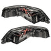 Rear view of 2005-2011 Lincoln Town Car Pre-Assembled Halo Headlights - Non HID