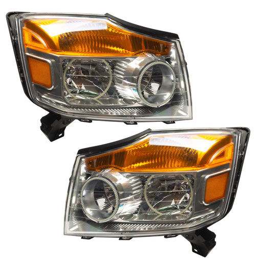 2008-2015 Nissan Armada Pre-Assembled Halo Headlights