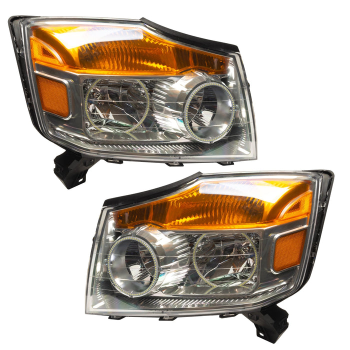 2008-2015 Nissan Armada Pre-Assembled Halo Headlights