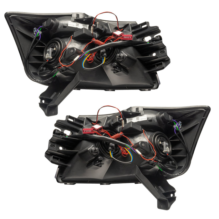Rear view of 2008-2015 Nissan Armada Pre-Assembled Halo Headlights