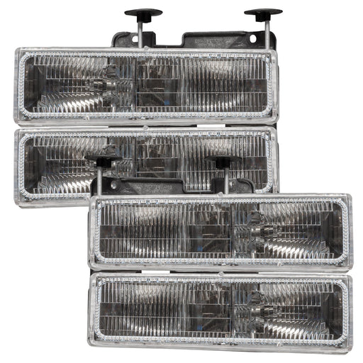 1992-1999 GMC Yukon Pre-Assembled Halo Headlights