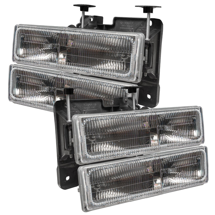 1995-2000 Chevrolet Tahoe Pre-Assembled Halo Headlights