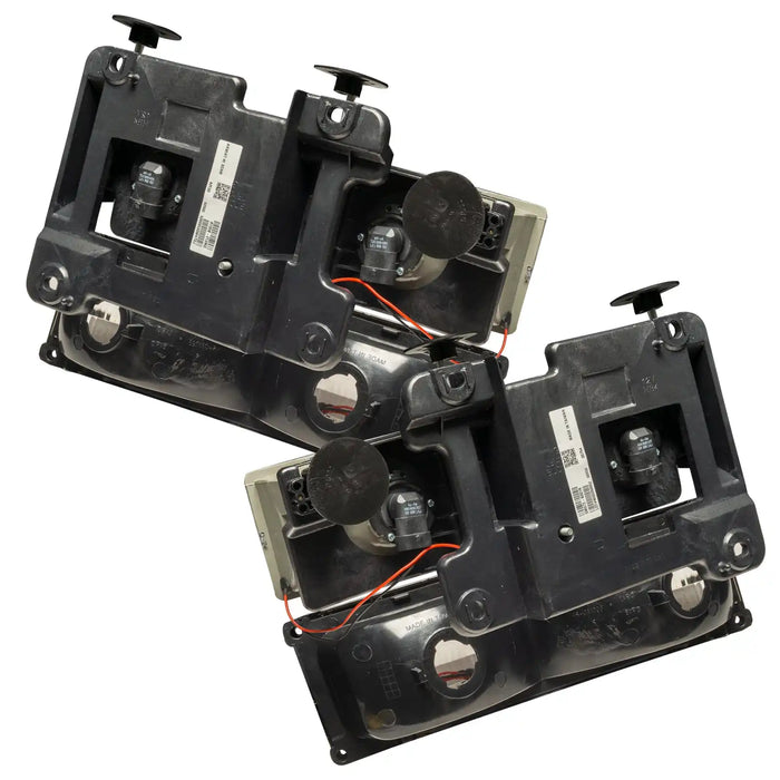 Rear view of 1995-2000 Chevrolet Tahoe Pre-Assembled Halo Headlights