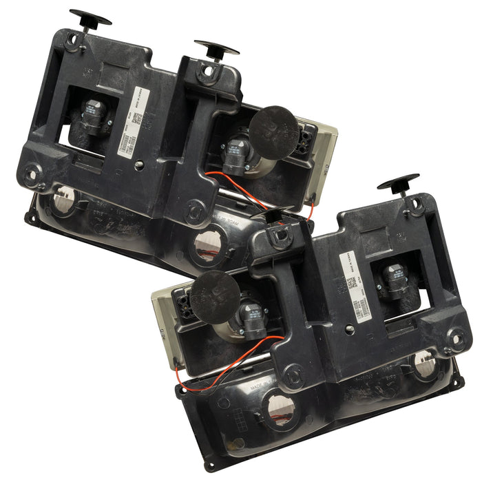 Rear view of 1988-2002 Chevrolet C10 Pre-Assembled Halo Headlights