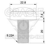 Rock light diagram with measurements