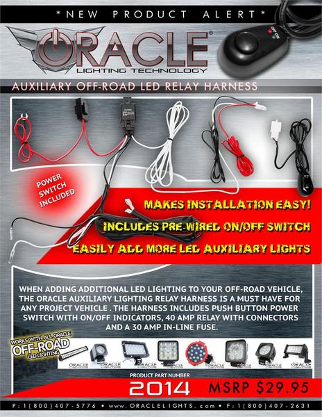 Off-Road 40A Single Light Harness - Light Duty dealer sheet