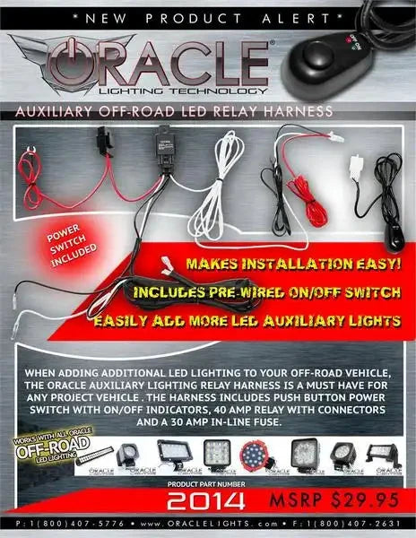 Off-Road 40A Single Light Harness - Light Duty dealer sheet