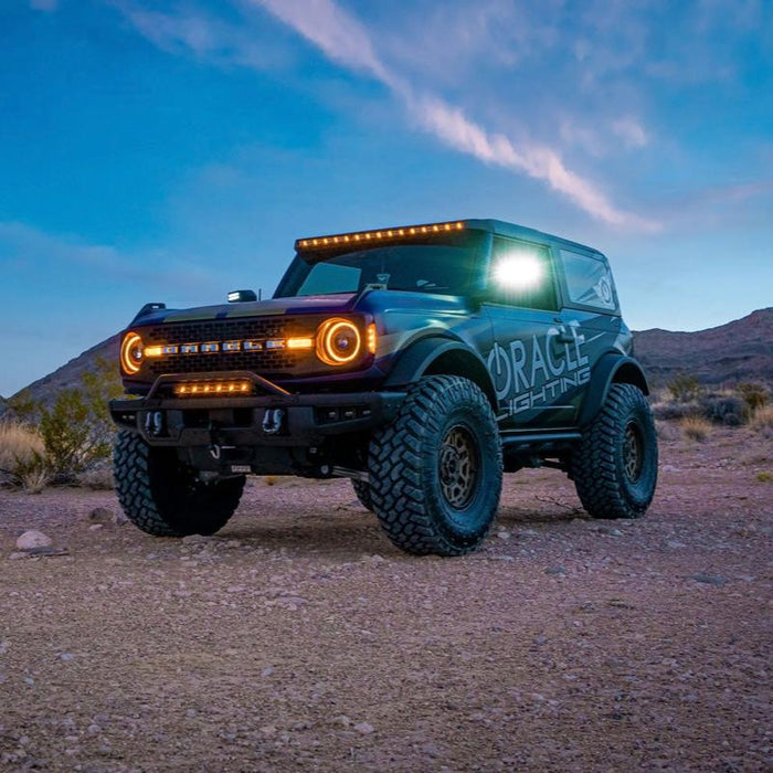 ORACLE Lighting 2021-2025 Ford Bronco Triple LED Fog Light Kit for Steel Bumper