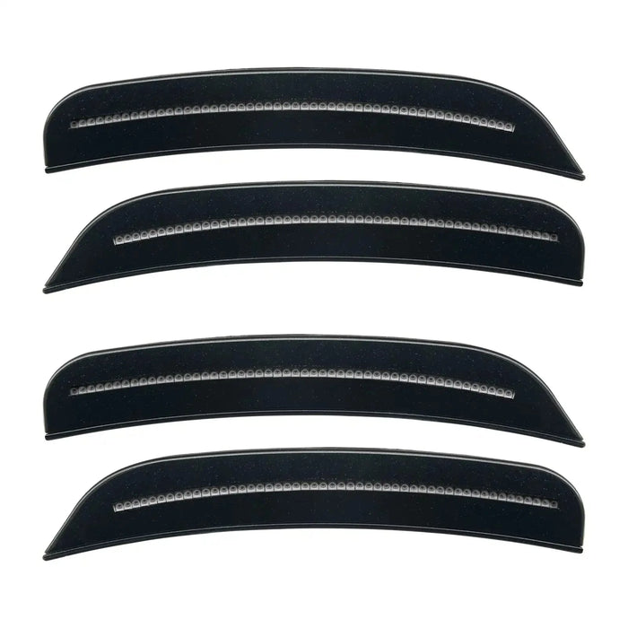 2015-2023 Dodge Charger Concept SMD Sidemarker Set with phantom black pearl paint and clear lenses.