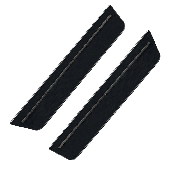 2011-2014 Dodge Charger Concept Sidemarker Rear Set with phantom black pearl paint and tinted lenses.