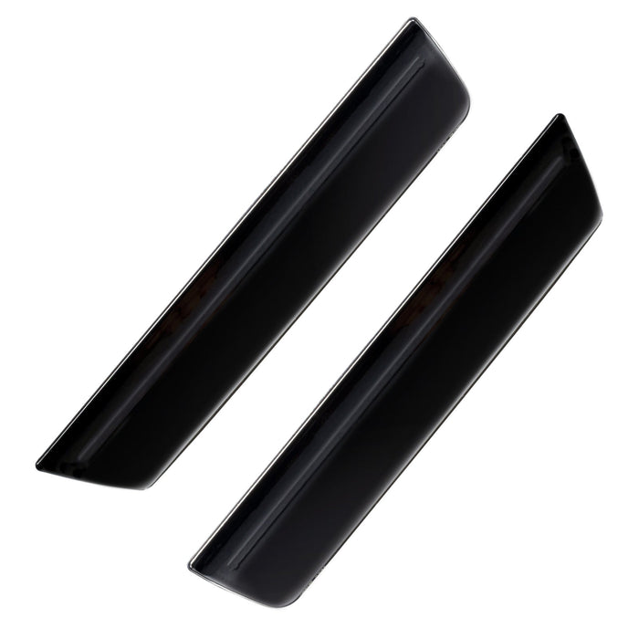 2011-2014 Dodge Charger Concept Sidemarker Rear Set with pitch black paint and ghosted lenses.