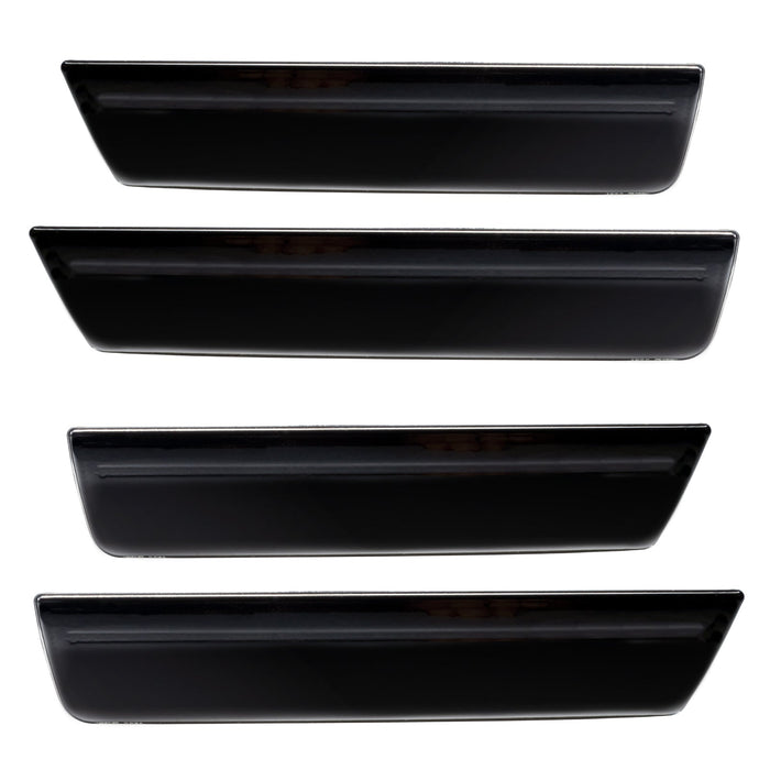 2008-2014 Dodge Challenger Concept Sidemarker Set with black paint and ghost lens.