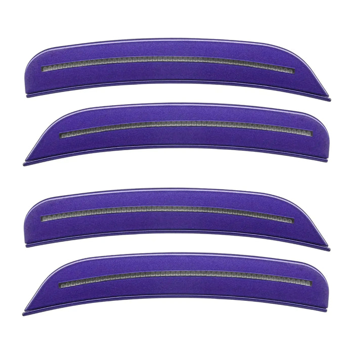 2015-2023 Dodge Charger Concept SMD Sidemarker Set with plum crazy pearl paint and clear lenses.