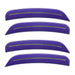 2015-2023 Dodge Charger Concept SMD Sidemarker Set with plum crazy pearl paint and clear lenses.