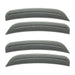 2015-2023 Dodge Charger Concept SMD Sidemarker Set with silver paint and clear lenses.