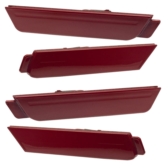 2010-2015 Chevrolet Camaro Concept SMD Sidemarker Set with red jewel paint and ghost lenses.