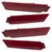 2010-2015 Chevrolet Camaro Concept SMD Sidemarker Set with red jewel paint and ghost lenses.