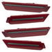 2010-2015 Chevrolet Camaro Concept SMD Sidemarker Set with red jewel paint and tinted lenses.