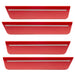 2008-2014 Dodge Challenger Concept Sidemarker Set with redline pearl paint and clear lens.