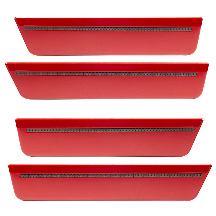 2008-2014 Dodge Challenger Concept Sidemarker Set with redline pearl paint and tinted lens.