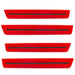 2015-2023 Dodge Challenger Concept Sidemarker Set with redline pearl paint and tinted lenses.