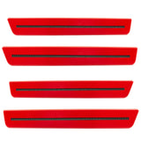 2015-2023 Dodge Challenger Concept Sidemarker Set with redline pearl paint and tinted lenses.