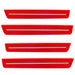 2015-2023 Dodge Challenger Concept Sidemarker Set with redline pearl paint and clear lenses.