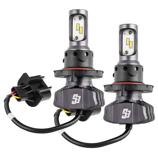 H13 - S3 LED Light Bulb Conversion Kit High/Low Beam (Non-Projector)