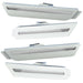 2010-2015 Chevrolet Camaro Concept SMD Sidemarker Set with silver ice metallic paint and clear lenses.