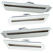 2010-2015 Chevrolet Camaro Concept SMD Sidemarker Set with silver ice metallic paint and tinted lenses.