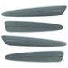 2005-2013 Chevrolet C6 Corvette Concept SMD Sidemarkers with sky gray metallic paint and clear lenses.
