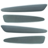 2005-2013 Chevrolet C6 Corvette Concept SMD Sidemarkers with sky gray metallic paint and ghost lenses.