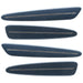 2005-2013 Chevrolet C6 Corvette Concept SMD Sidemarkers with sonic blue metallic paint and clear lenses.