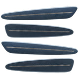 2005-2013 Chevrolet C6 Corvette Concept SMD Sidemarkers with sonic blue metallic paint and clear lenses.
