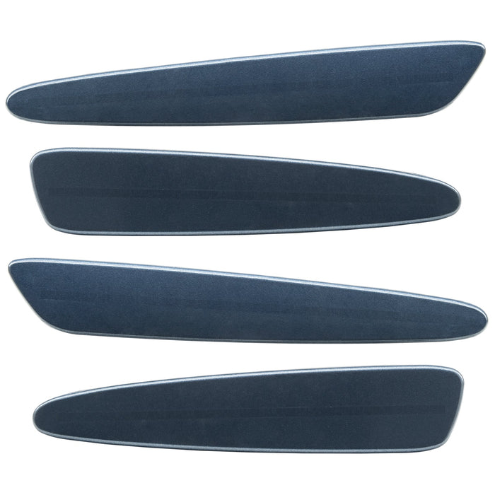2005-2013 Chevrolet C6 Corvette Concept SMD Sidemarkers with sonic blue metallic paint and ghost lenses.