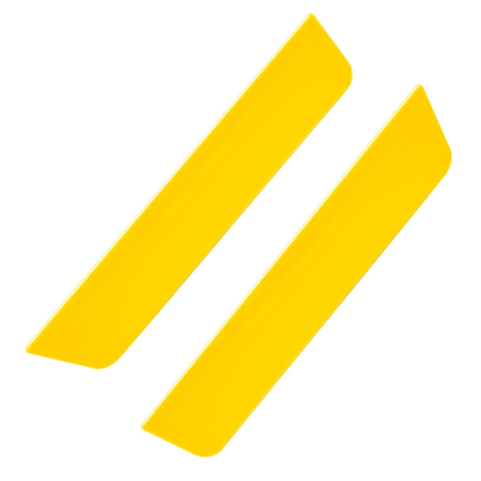 2011-2014 Dodge Charger Concept Sidemarker Rear Set with stinger yellow paint and ghost lenses.