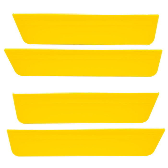 2008-2014 Dodge Challenger Concept Sidemarker Set with stinger yellow paint and ghost lens.