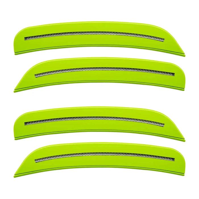 2015-2023 Dodge Charger Concept SMD Sidemarker Set with sublime metallic paint and clear lenses.