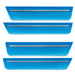 2008-2014 Dodge Challenger Concept Sidemarker Set with surf blue pearl paint and clear lens.