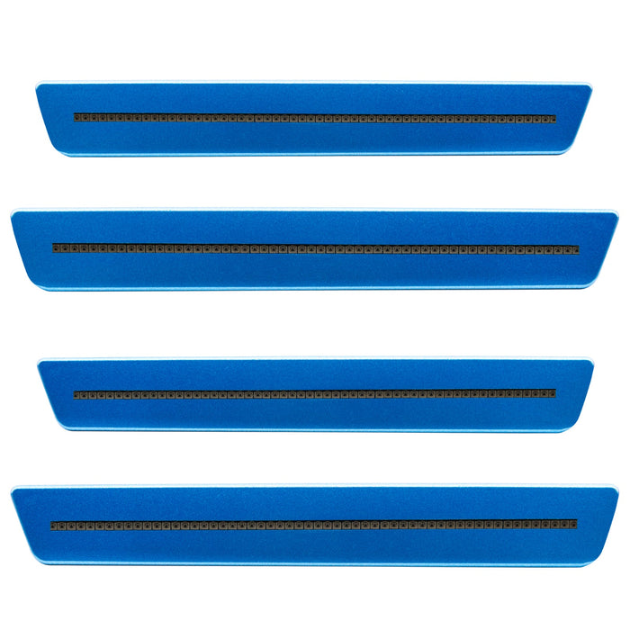 2015-2023 Dodge Challenger Concept Sidemarker Set with surf blue pearl paint and tinted lenses.
