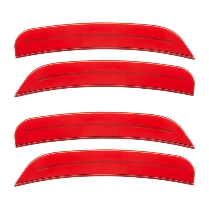 2015-2023 Dodge Charger Concept SMD Sidemarker Set with bright red paint and ghost lenses.