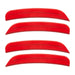 2015-2023 Dodge Charger Concept SMD Sidemarker Set with bright red paint and ghost lenses.