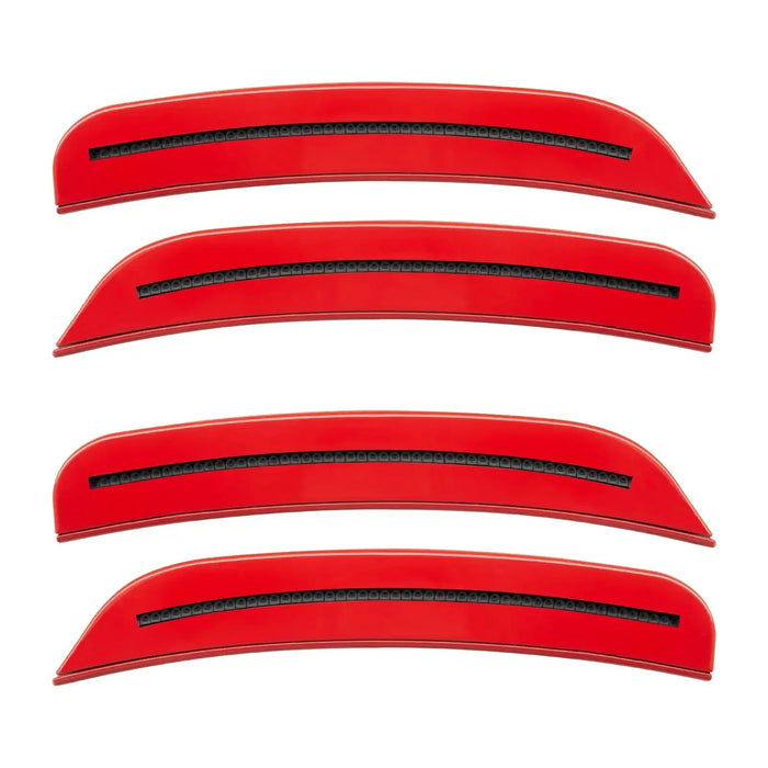 2015-2023 Dodge Charger Concept SMD Sidemarker Set with bright red paint and tinted lenses.