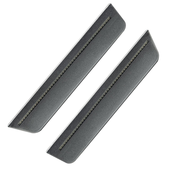 2011-2014 Dodge Charger Concept Sidemarker Rear Set with tungsten metallic paint and tinted lenses.
