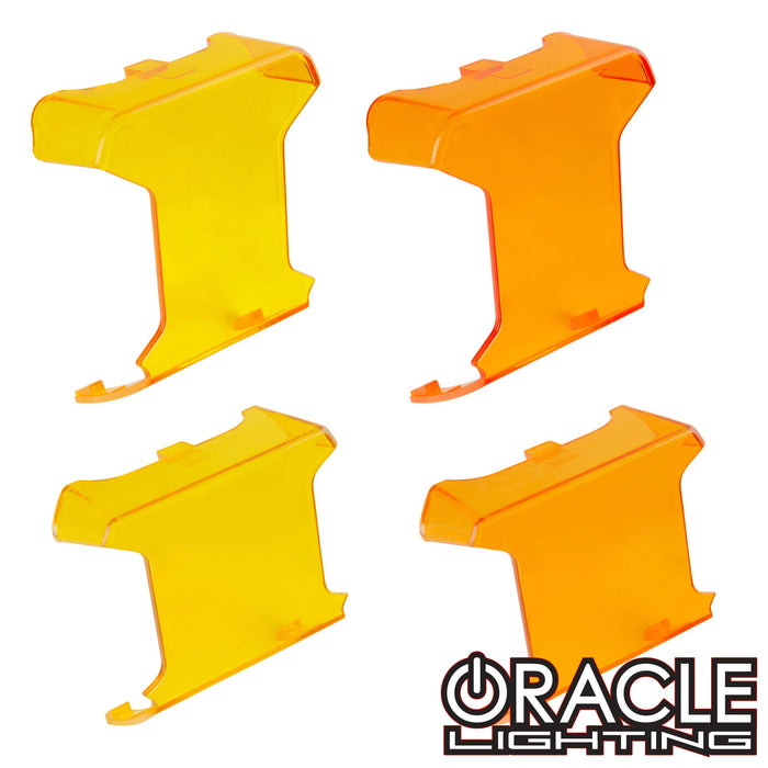 VEGA Series Lens Covers shown in yellow and amber