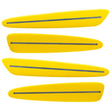 2005-2013 Chevrolet C6 Corvette Concept SMD Sidemarkers with velocity yellow paint and clear lenses.