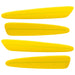 2005-2013 Chevrolet C6 Corvette Concept SMD Sidemarkers with velocity yellow paint and ghost lenses.