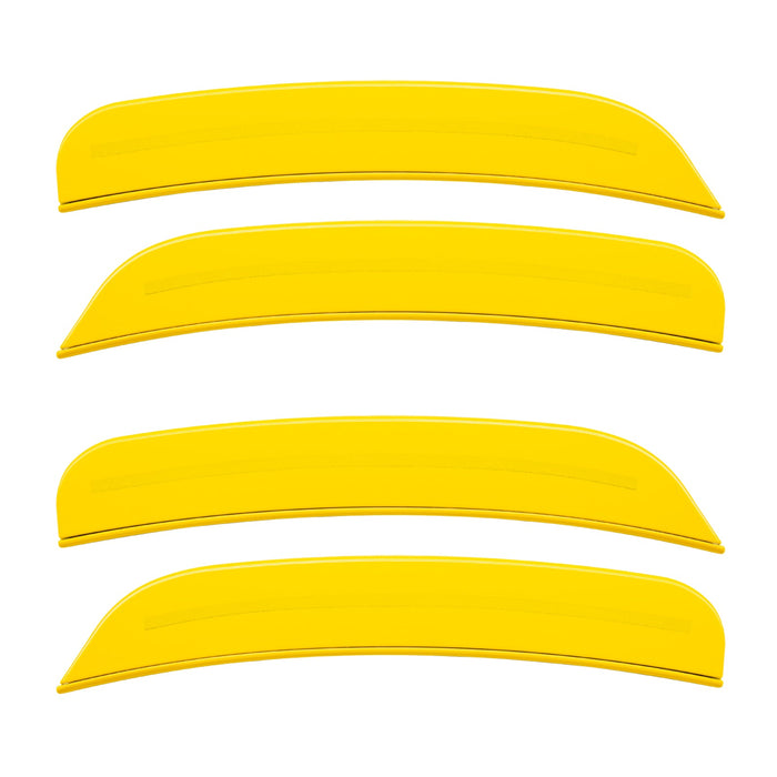 2015-2023 Dodge Charger Concept SMD Sidemarker Set with yellow jacket paint and ghost lenses.