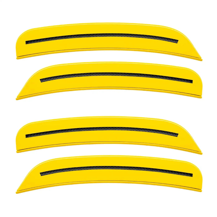 2015-2023 Dodge Charger Concept SMD Sidemarker Set with yellow jacket paint and tinted lenses.